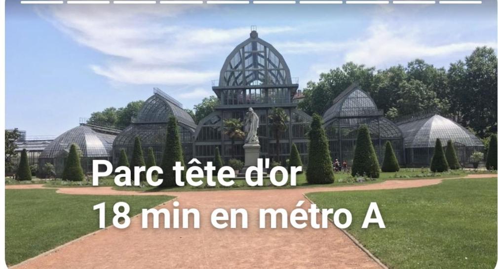 וילאורבן Medipole T2 Avec Un Garage Gratuit Sur Place, 16Min A Centre Ville Lyon En Metro A מראה חיצוני תמונה