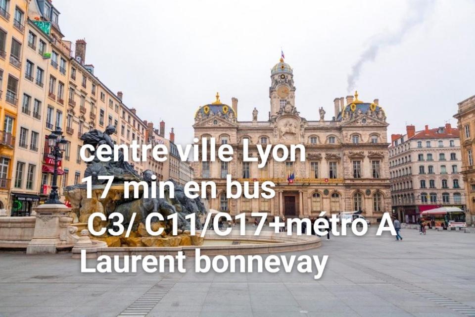 וילאורבן Medipole T2 Avec Un Garage Gratuit Sur Place, 16Min A Centre Ville Lyon En Metro A מראה חיצוני תמונה